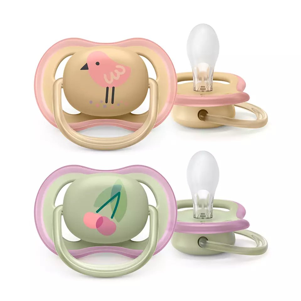 Philips Avent Ultra Air Pacifier, 2pk - 0-6M (10 Designs)
