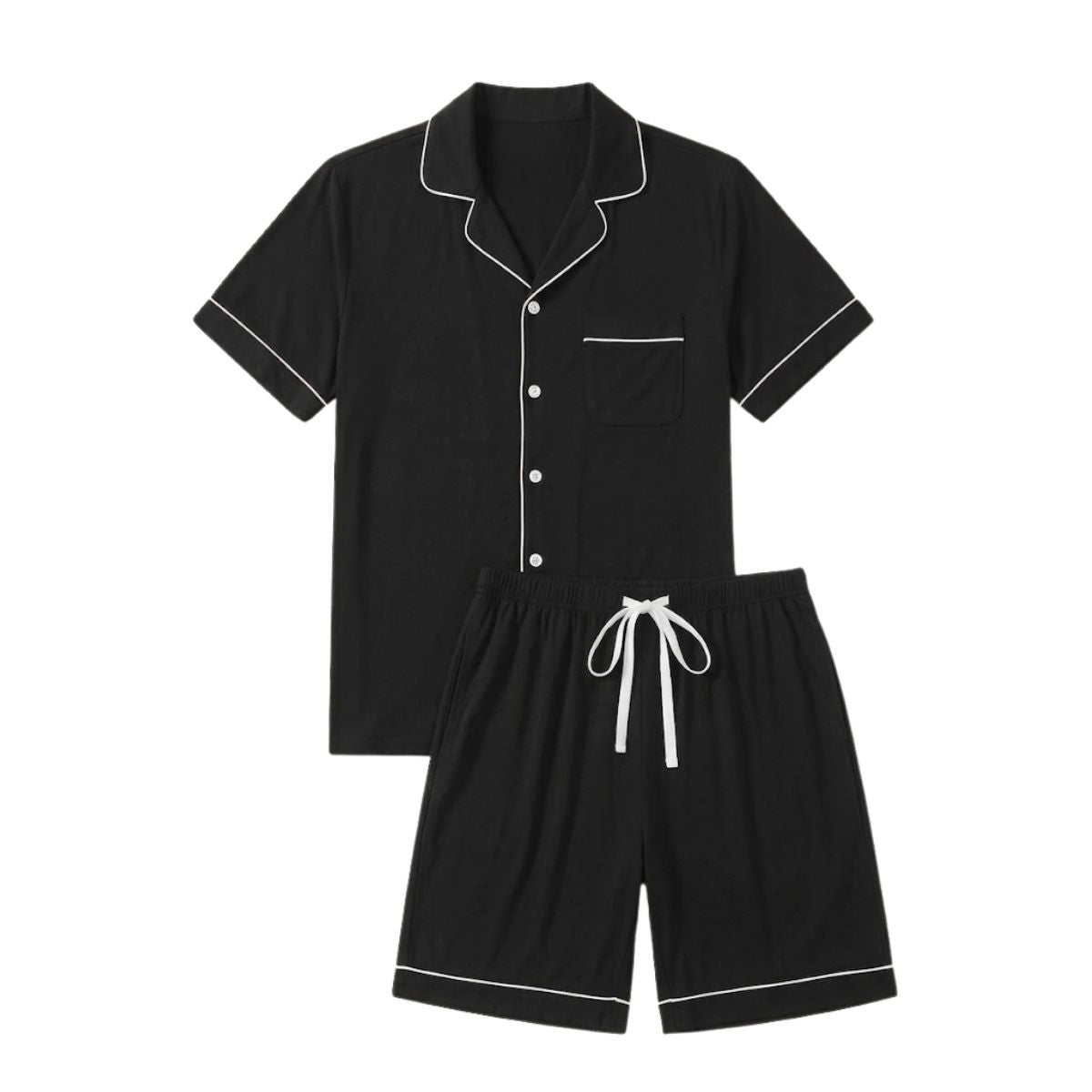 MPJ Alaise Men's Modal Pyjamas Short Set (x Colors, x Sizes) - Pupsik Singapore