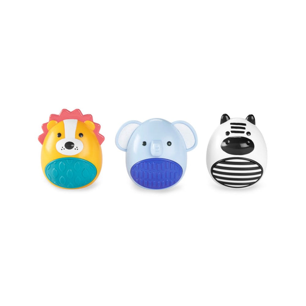 Skip Hop Baby Jungle Beats Baby Egg Shaker - Set of 3