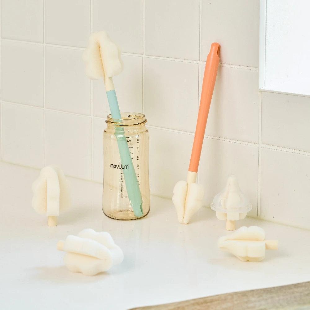Moyuum Long Replaceable Sponge Brush Set (2 Types) - Pupsik Singapore