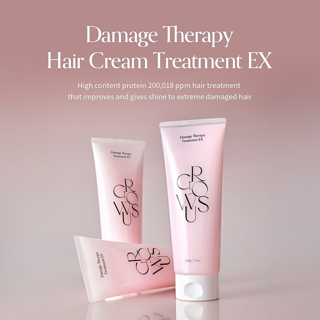 Growus Damage Therapy Hair Cream Treatment EX, 250g (Exp 03/28)