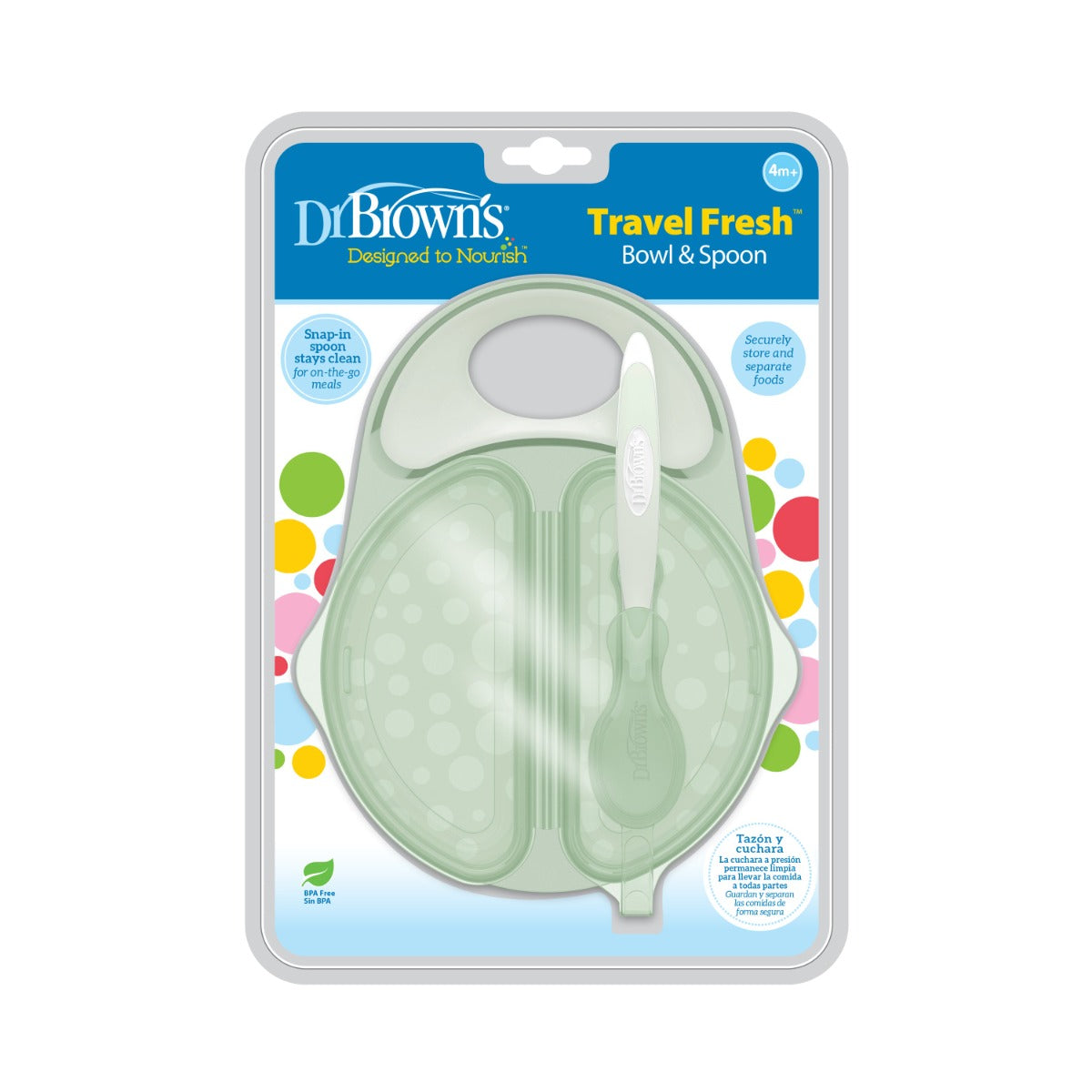 Dr. Brown's Travel Fresh Bowl & Spoon