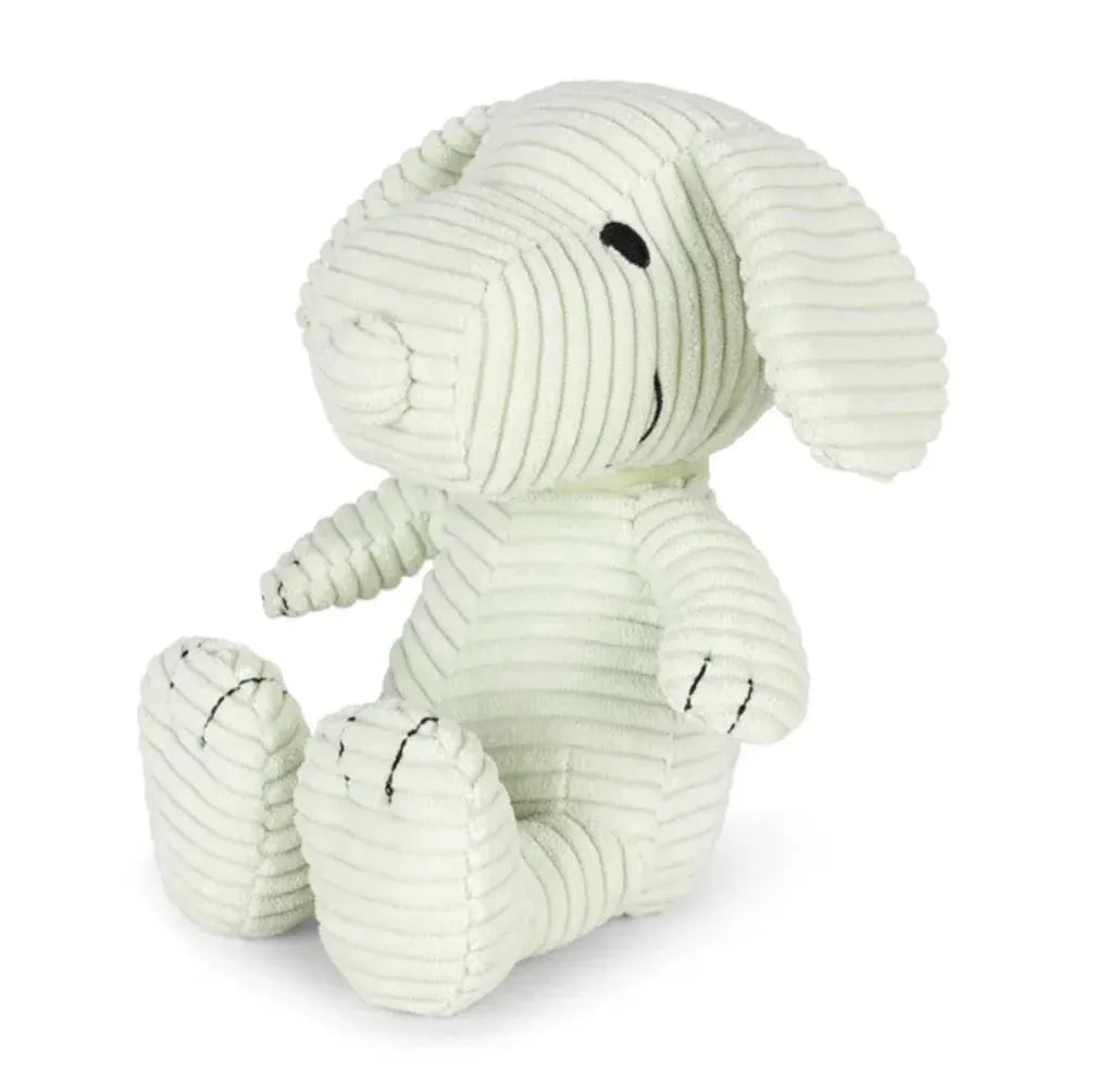 Peanuts Snoopy ECO Corduroy Soft Toy (19cm) - Fresh Mint - Pupsik Singapore