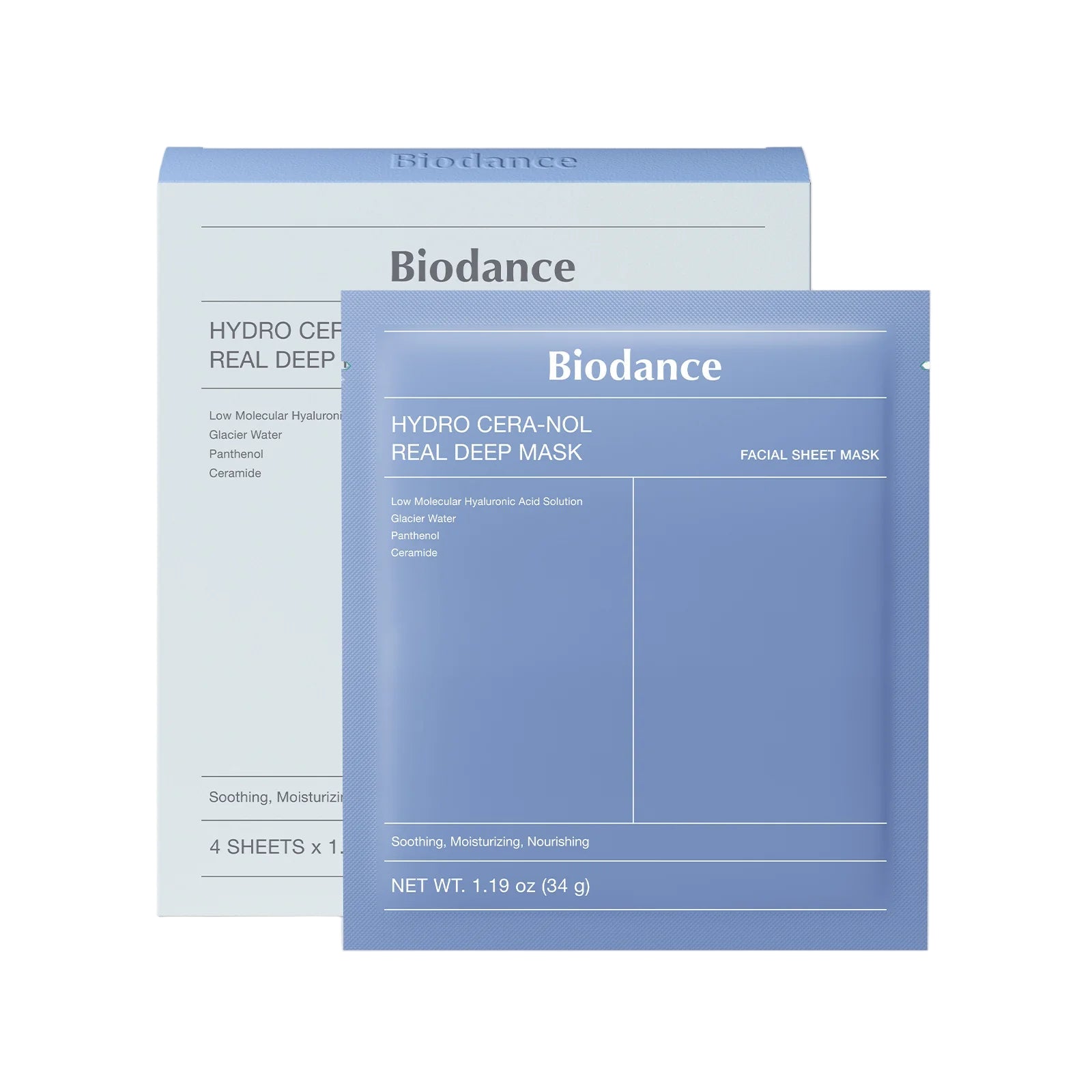Biodance Hydro Cera-nol Real Deep Mask, 4pcs (Exp 02/28)