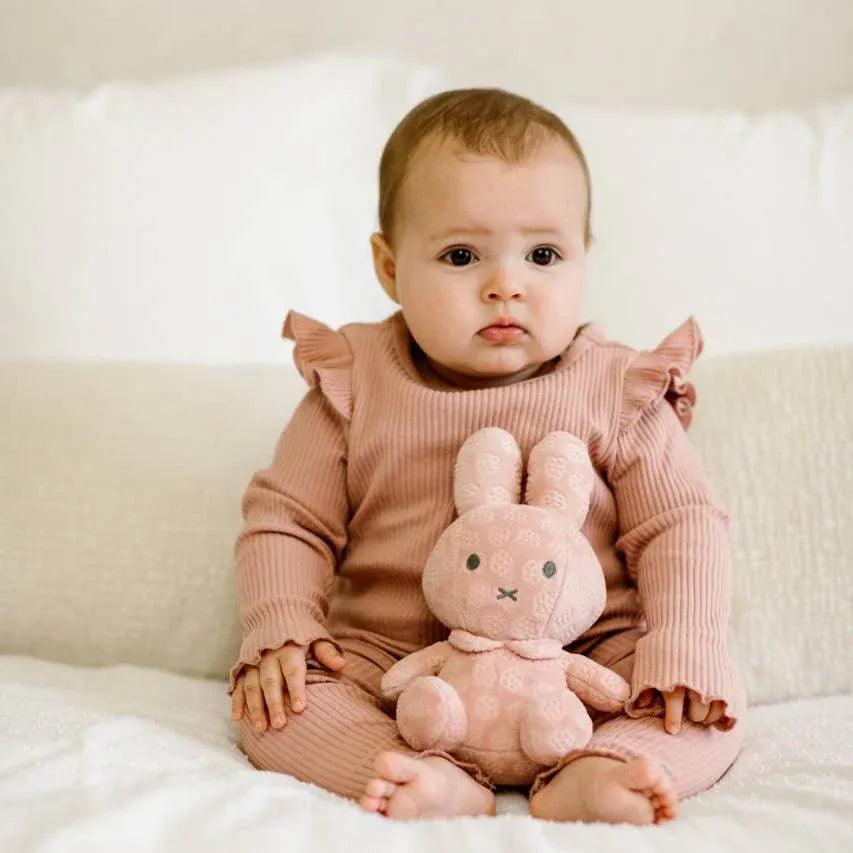 Miffy Cuddle Pink Flower Soft Toy (20cm) - Pupsik Singapore