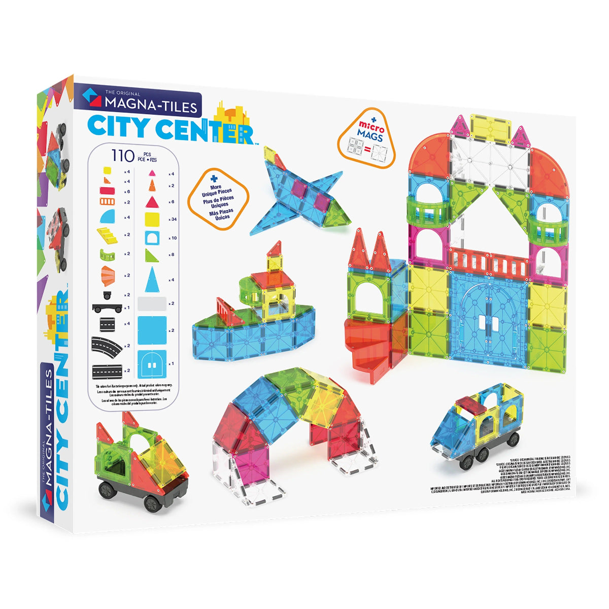 Magna-Tiles City Center™ 110 Piece Set