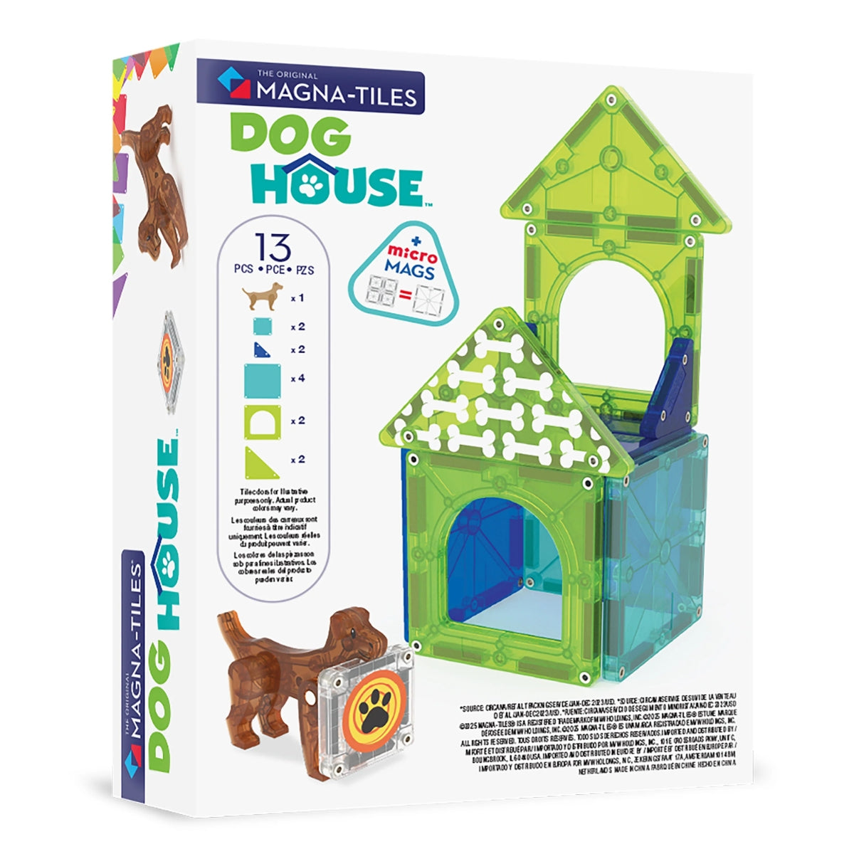 Magna-Tiles Dog House™ 13 Piece Set