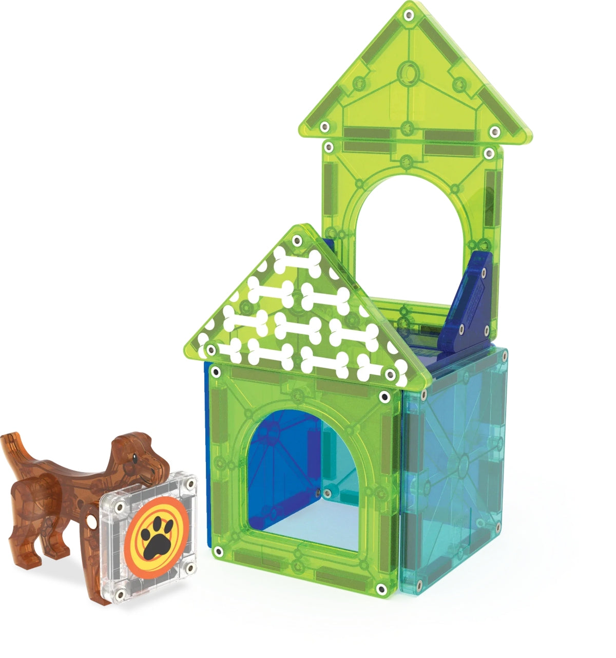 Magna-Tiles Dog House™ 13 Piece Set