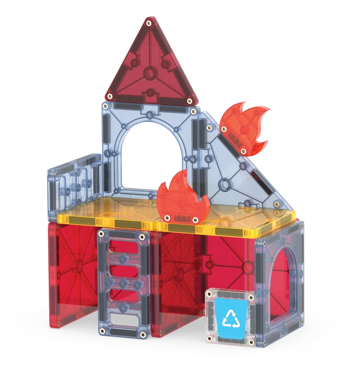 Magna-Tiles Fire Rescue™ 27 Piece Set