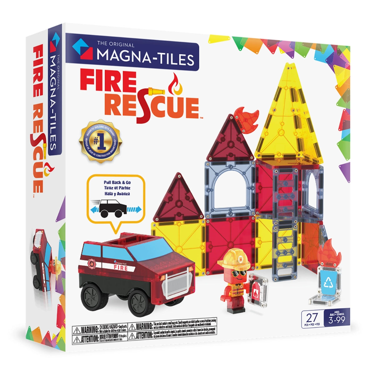 Magna-Tiles Fire Rescue™ 27 Piece Set