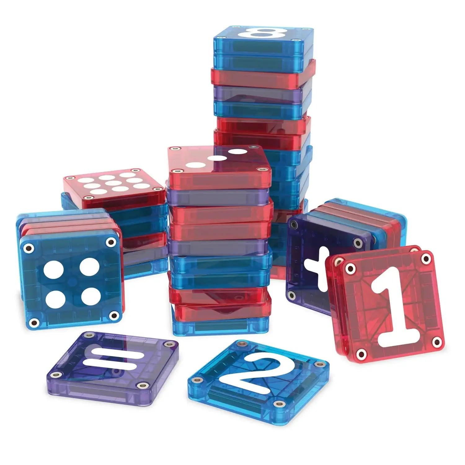 Magna-Tiles microMAGS Learn Numbers, 56pcs - Pupsik Singapore