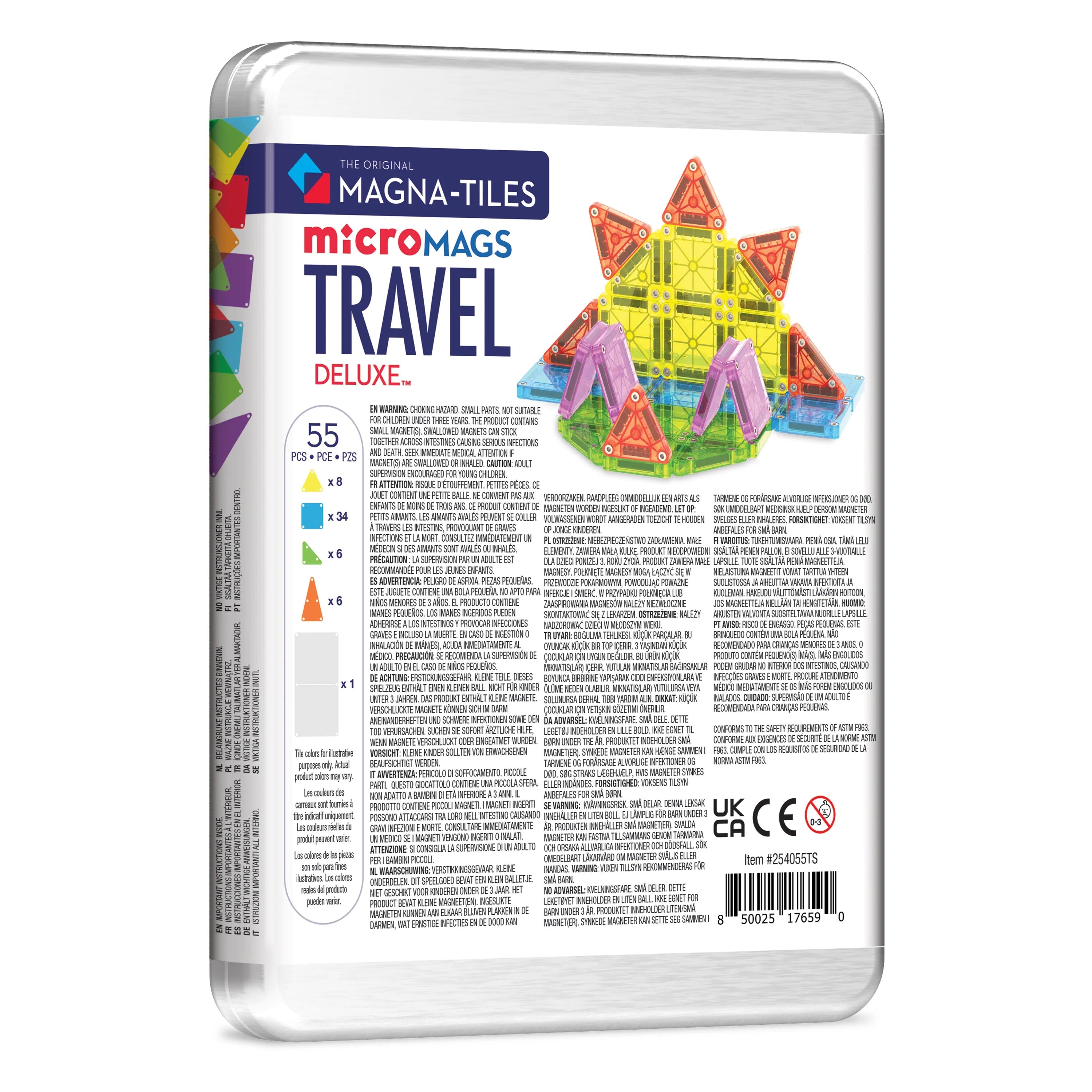 Magna-Tiles microMAGS Travel Set (26/55pcs)