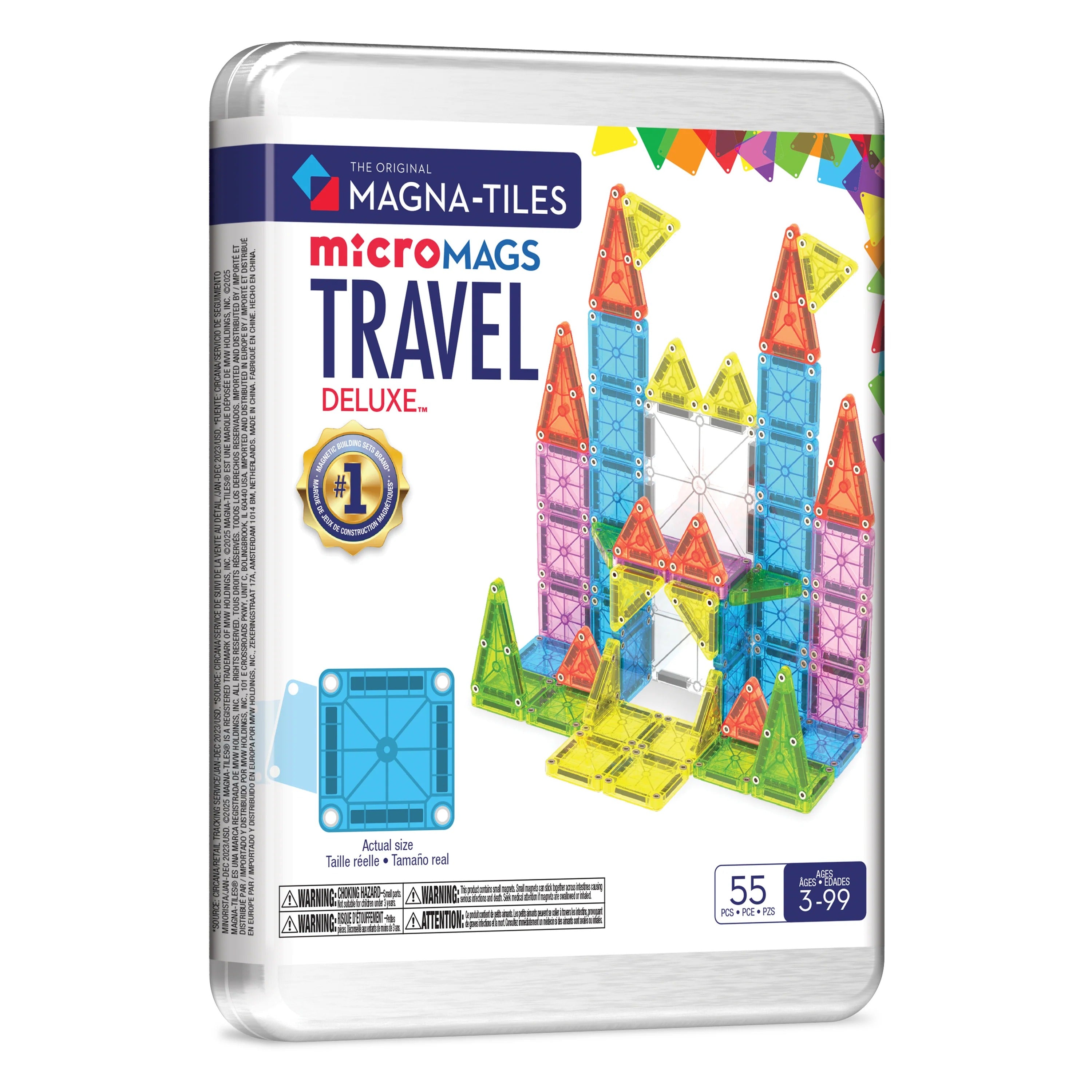 Magna-Tiles microMAGS Travel Set (26/55pcs)
