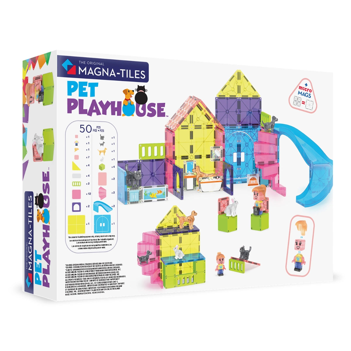 Magna-Tiles Pet Playhouse™ 50 Piece Set