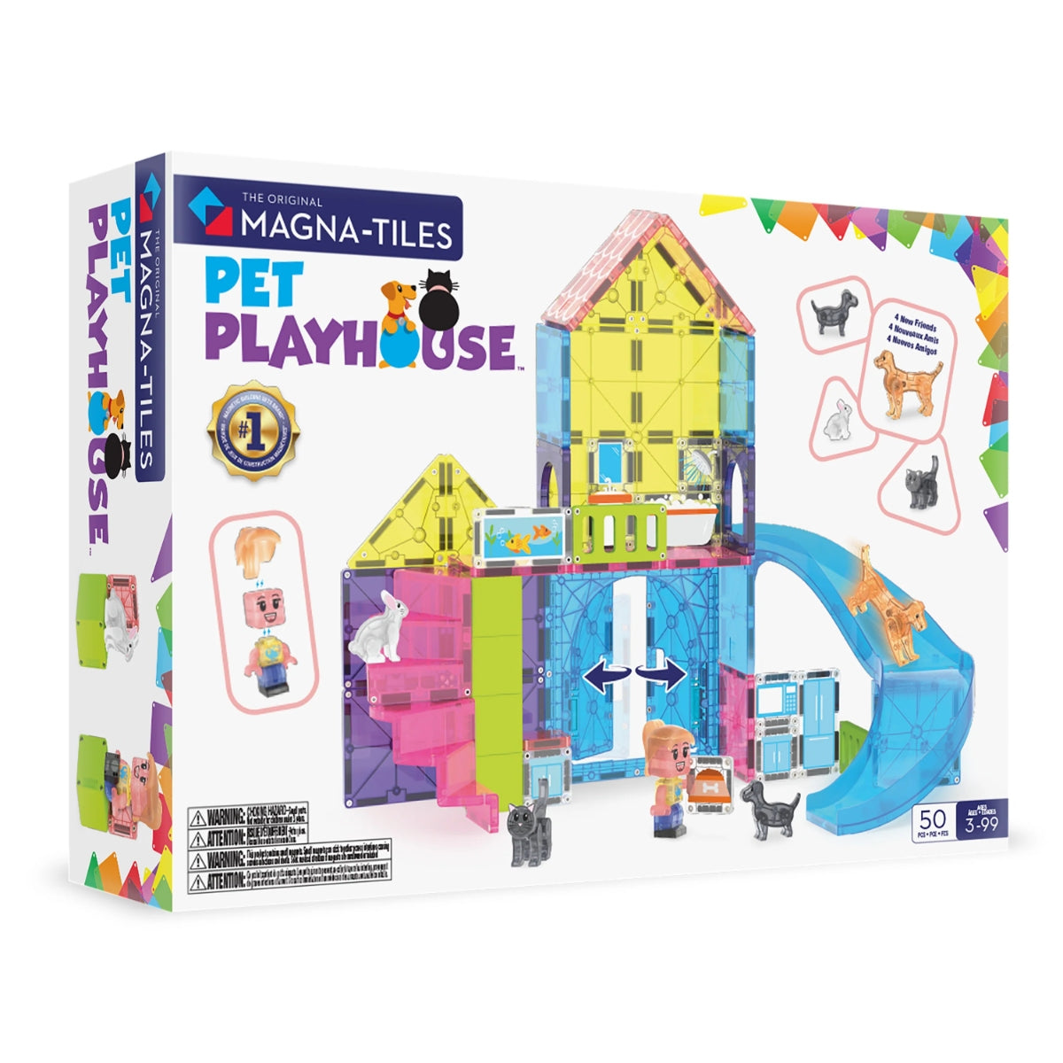 Magna-Tiles Pet Playhouse™ 50 Piece Set