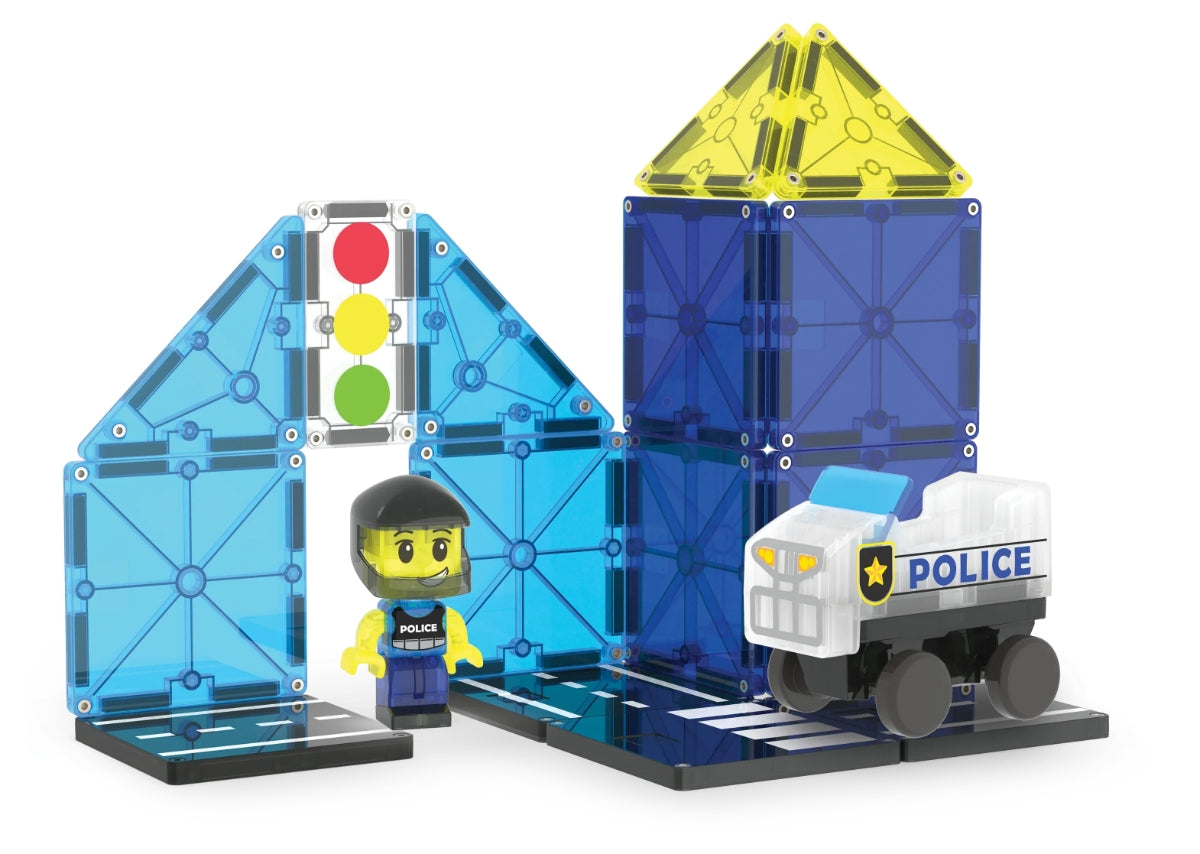 Magna-Tiles Police Patrol™ 20 Piece Set