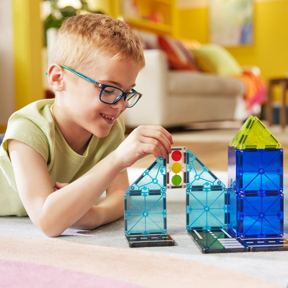 Magna-Tiles Police Patrol™ 20 Piece Set