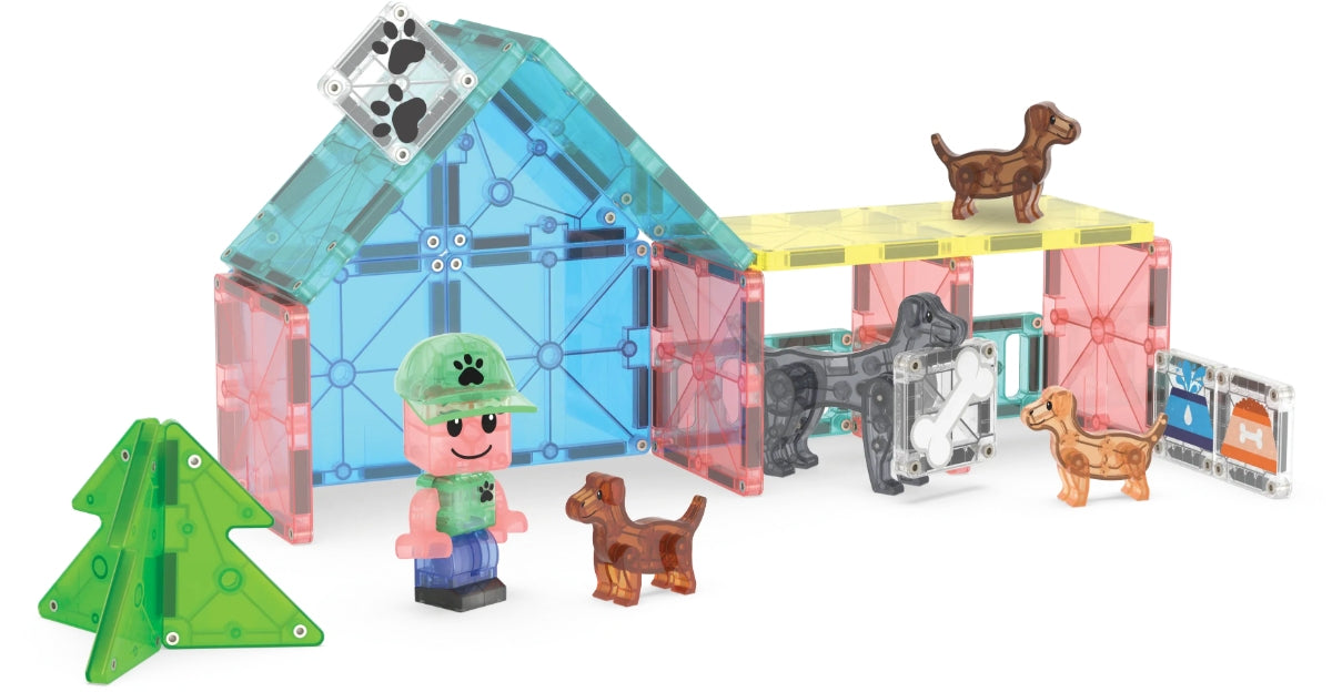Magna-Tiles Puppy Park™ 27 Piece Set