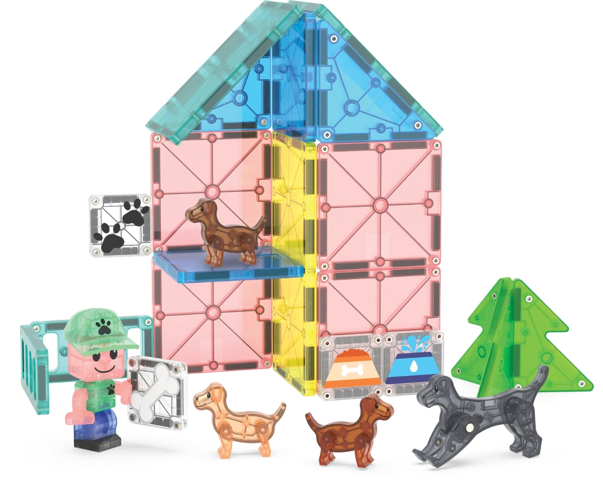 Magna-Tiles Puppy Park™ 27 Piece Set