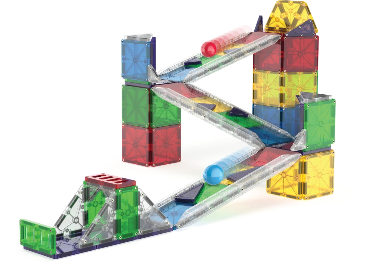 Magna-Tiles Rail Racers (33/90 Piece Set)
