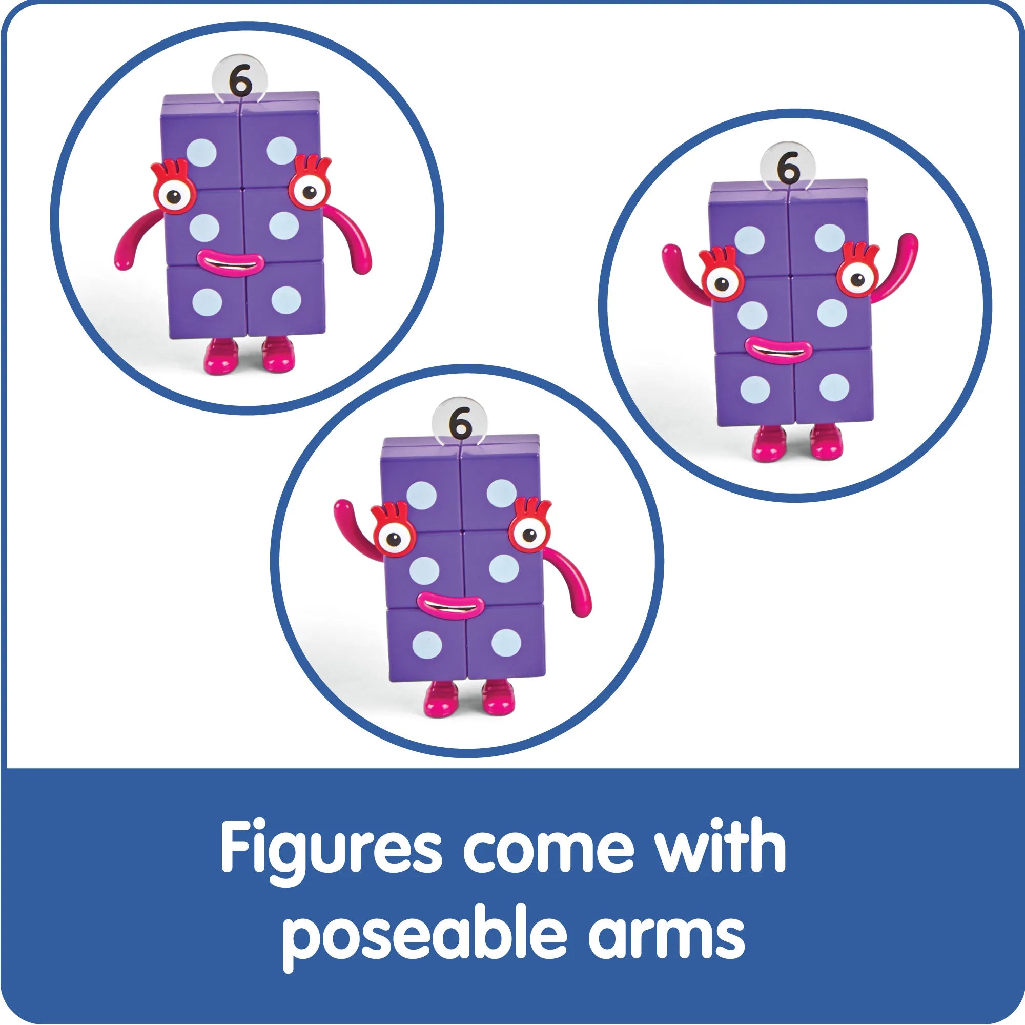 Numberblocks Friends One to Five/Six To Ten Figure Set (2 Types)