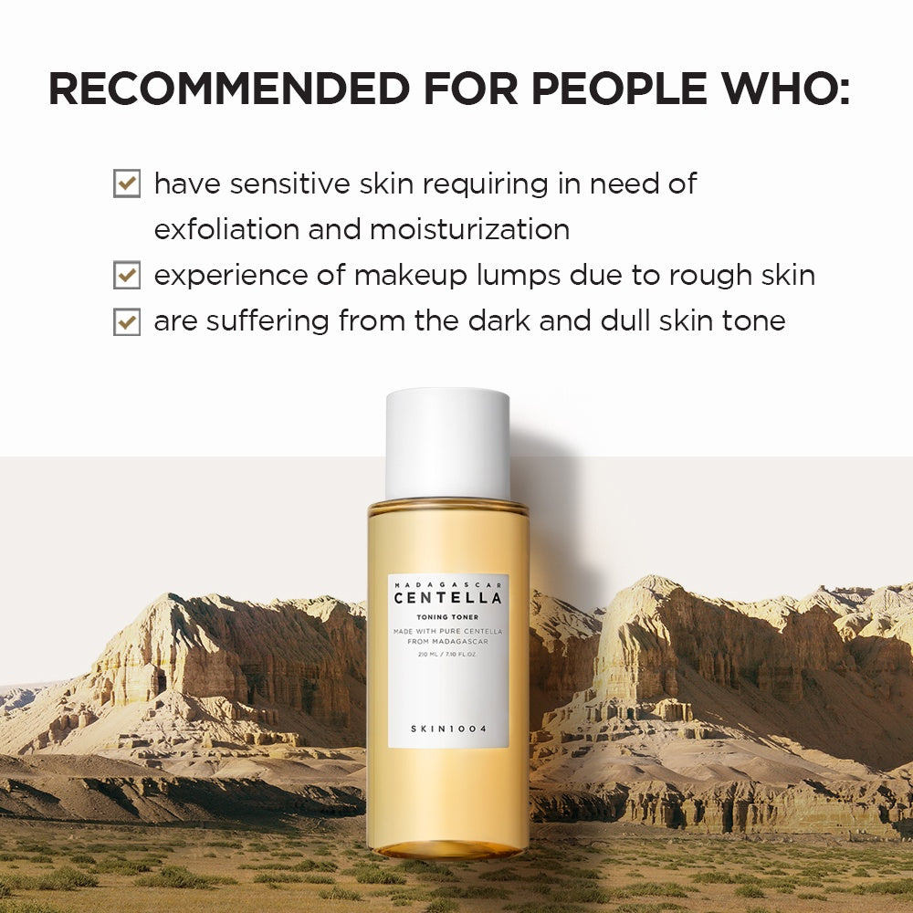 SKIN1004 Madagascar Centella Toning Toner, 400ml (Exp 08/26)