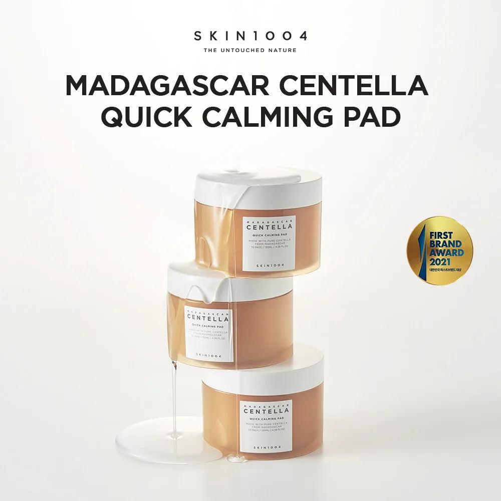 【新品未開封品】SKIN1004 QUICK CALMING PAD ×6箱 SKIN1004 Madagascar Centella Quick Calming Pad, 130ml, 70 Pads