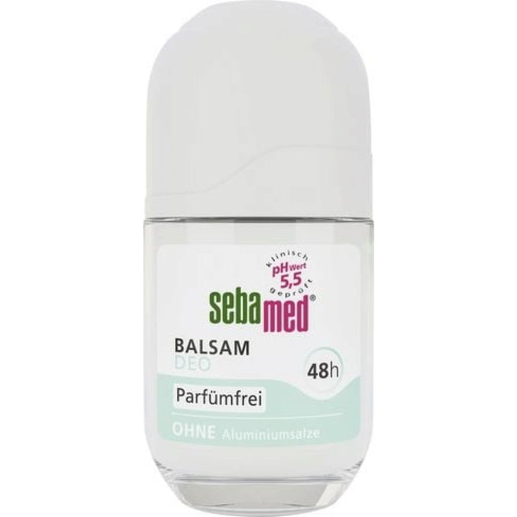 Sebamed Balsam Perfume Free Deodorant Roll-On, 50ml (Exp 02/26)