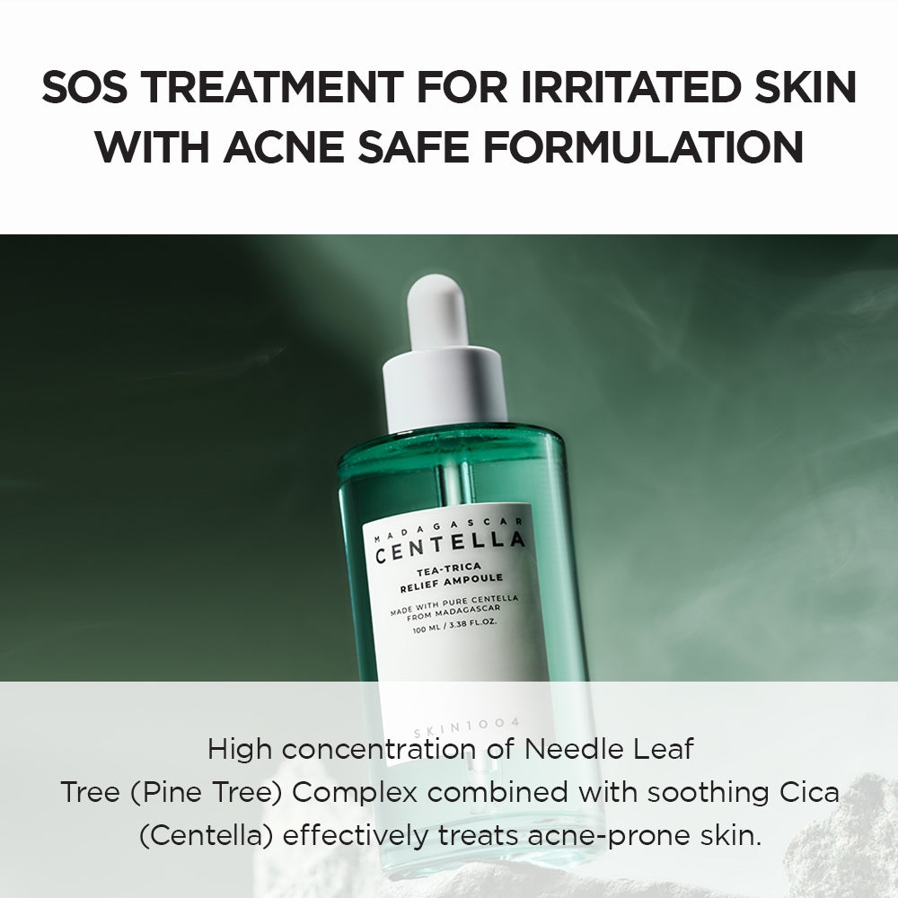 SKIN1004 Madagascar Centella Tea-Trica Relief Ampoule, 100ml (Exp 02/27)