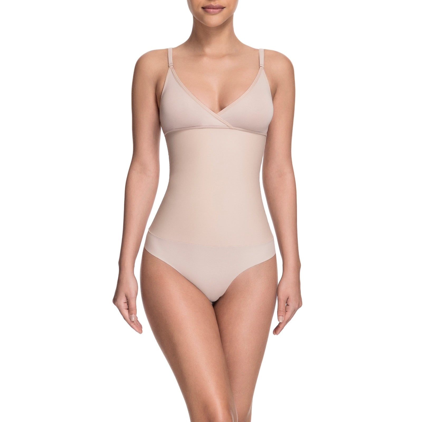 Squeem Celebrity Style Soft Cup Bodysuit - Beige (2 Sizes)