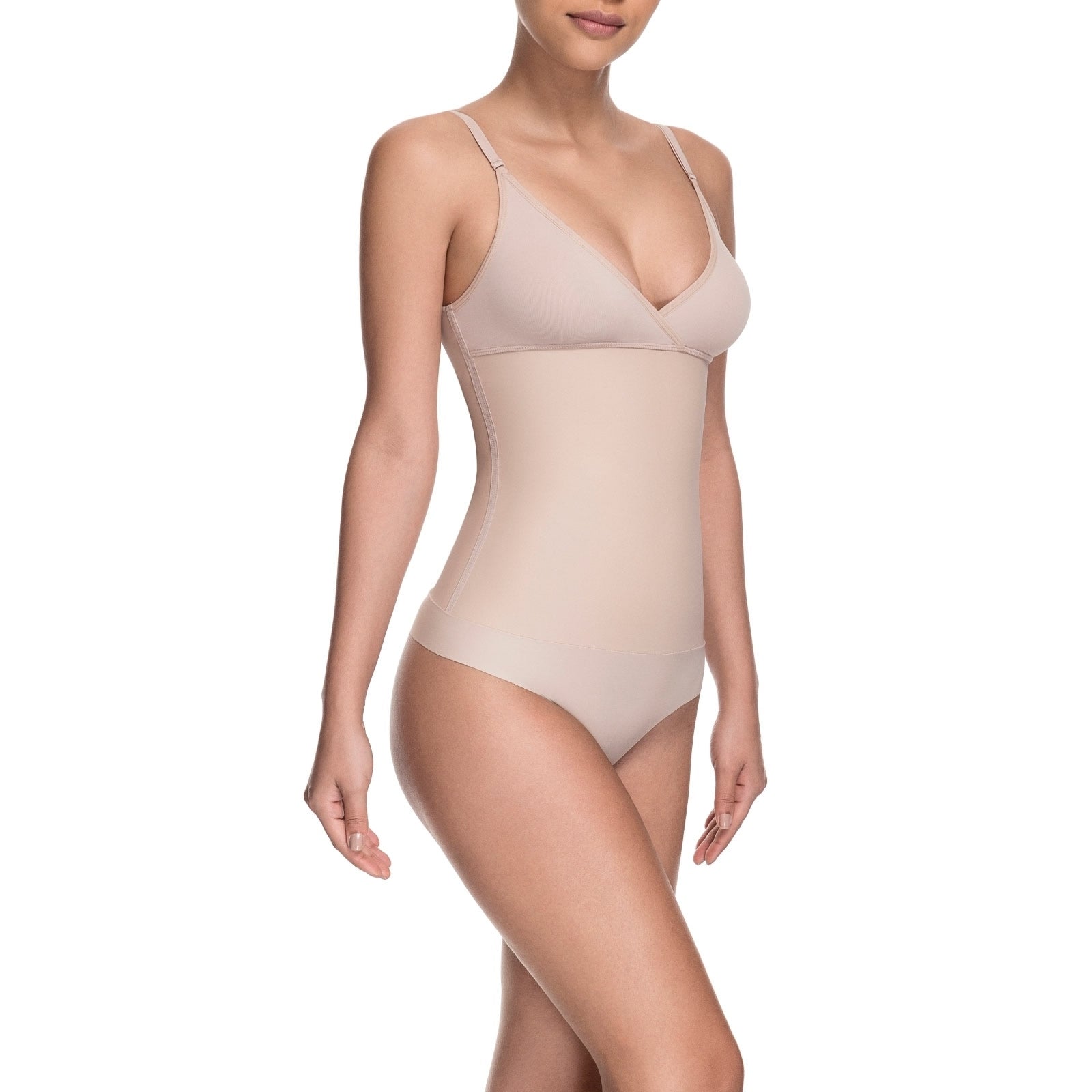 Squeem Celebrity Style Soft Cup Bodysuit - Beige (2 Sizes)