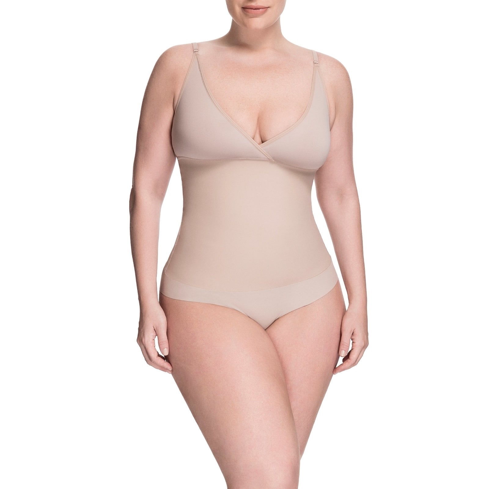 Squeem Celebrity Style Soft Cup Bodysuit - Beige (2 Sizes)