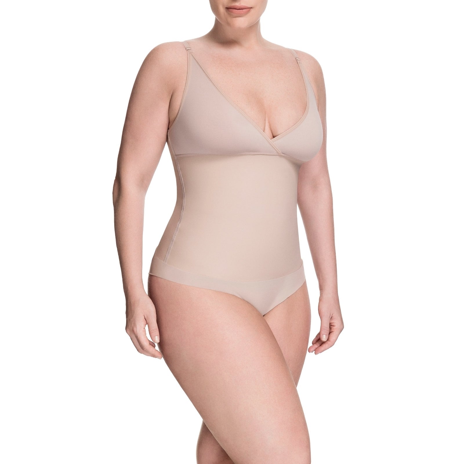Squeem Celebrity Style Soft Cup Bodysuit - Beige (2 Sizes)