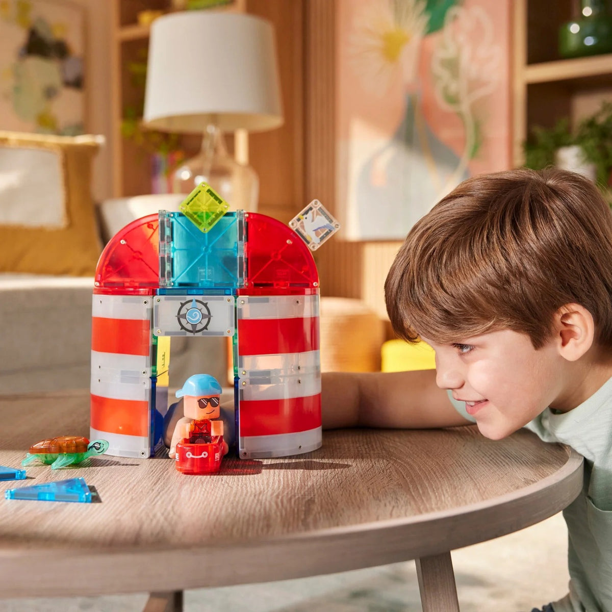 Magna-Tiles Lighthouse Rescue Set, 26pcs - Pupsik Singapore