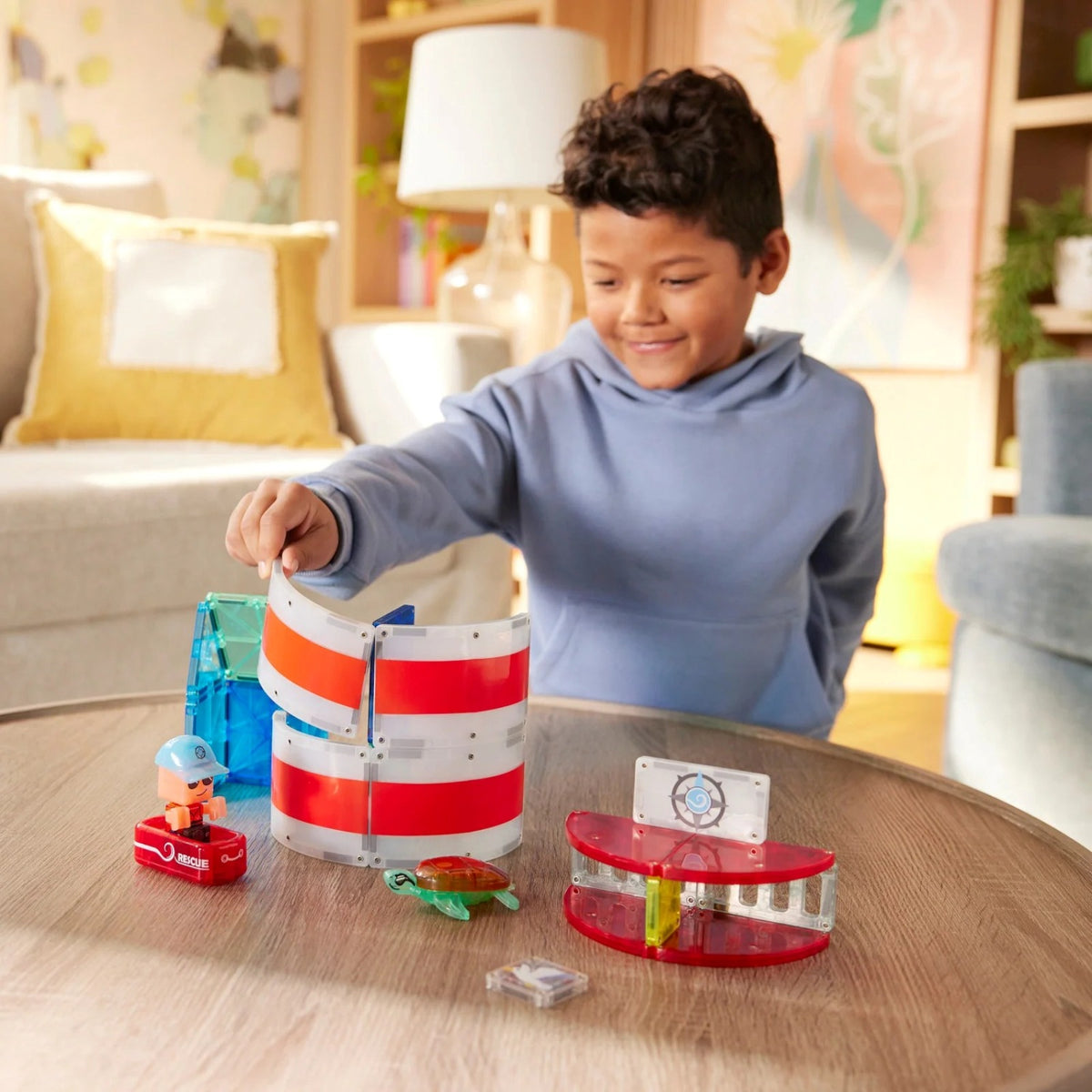 Magna-Tiles Lighthouse Rescue Set, 26pcs - Pupsik Singapore