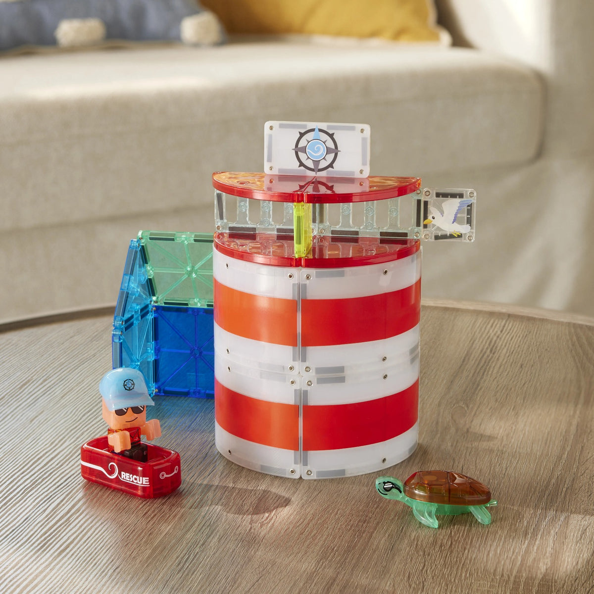 Magna-Tiles Lighthouse Rescue Set, 26pcs - Pupsik Singapore