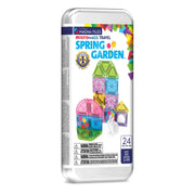 Magna-Tiles microMAGS Spring Garden Travel Set, 24pcs - Pupsik Singapore