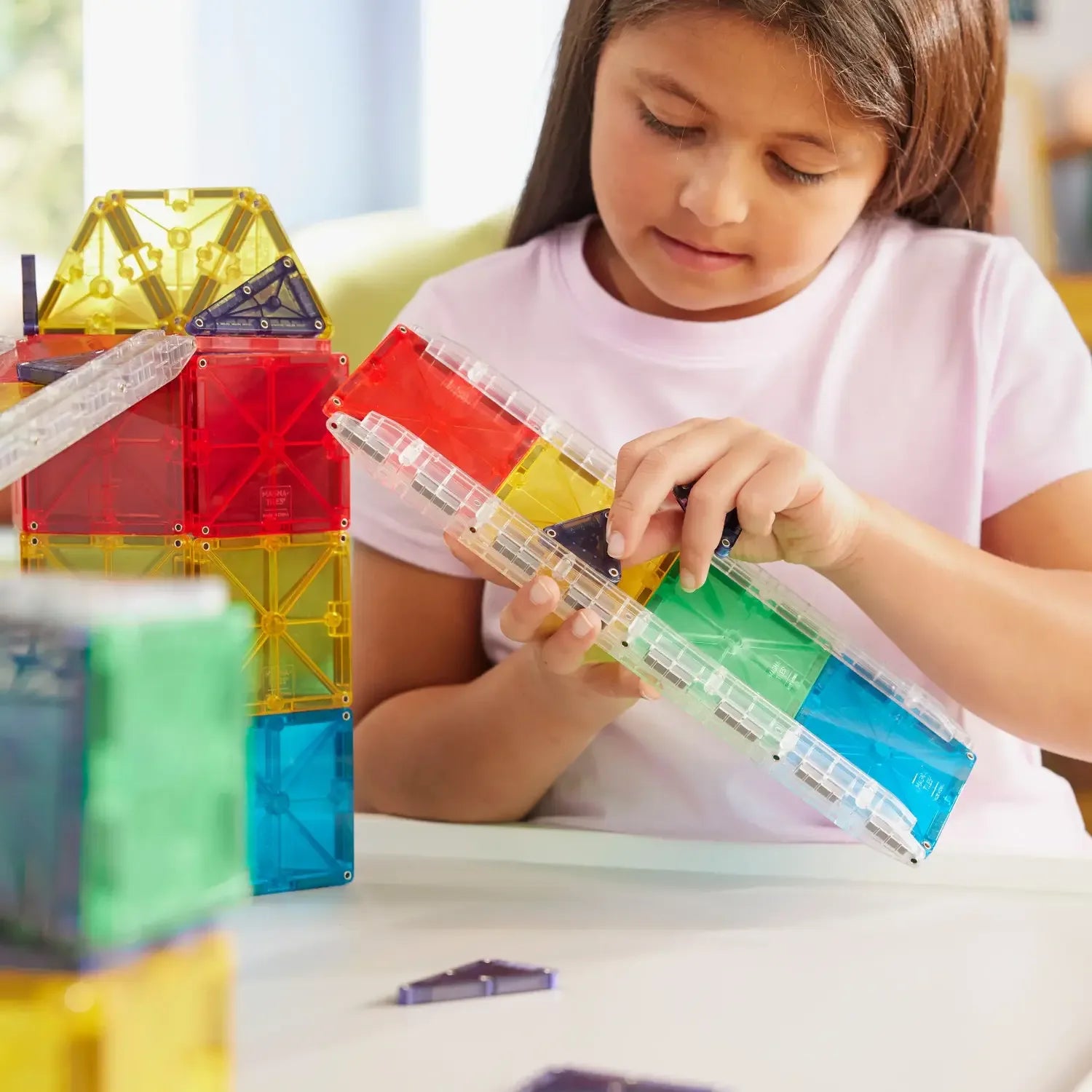 Magna-Tiles Rail Racers Series (8/33/90 Piece Set) - Pupsik Singapore