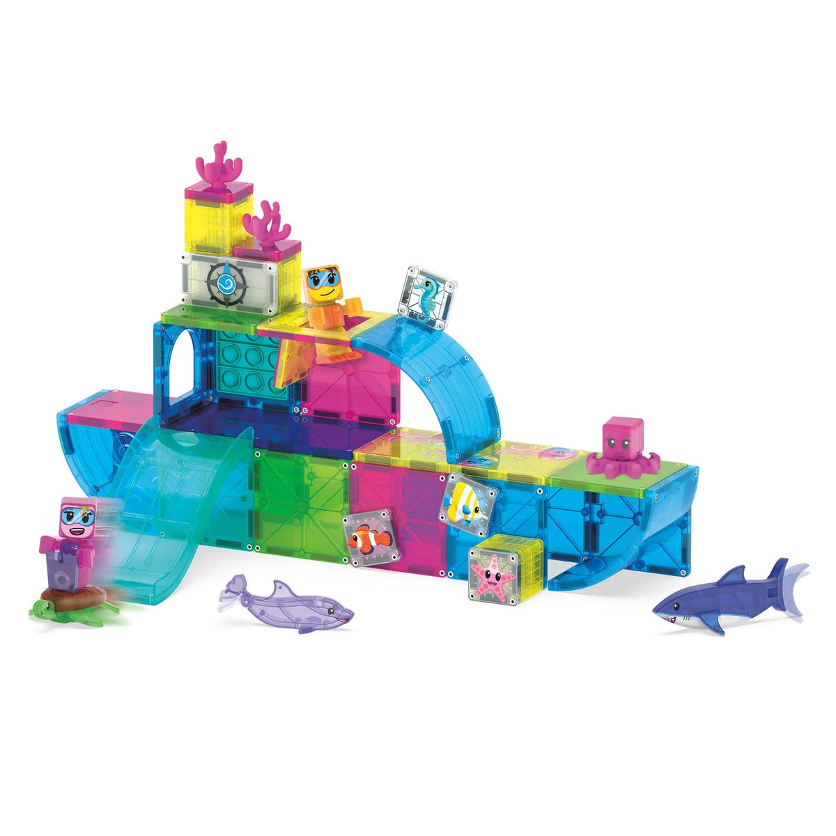 Magna-Tiles Undersea Adventure Set, 58pcs - Pupsik Singapore