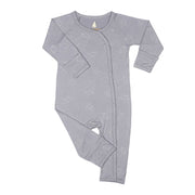 Baa Baa Sheepz Baby Side Snap Romper - Cute Big Star & Head Grey (4 Sizes)