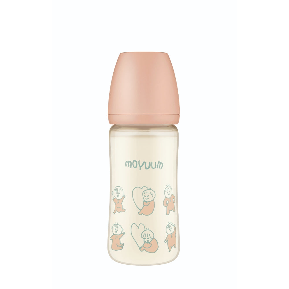 Moyuum PPSU 2nd Gen All-in-One Feeding Bottle with Teats, 170/270ml (6 Designs)