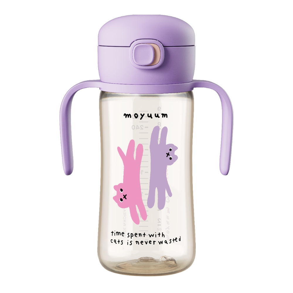 Moyuum PPSU All-in-One One-Touch Straw Bottle, 170/270/330ml (3 Designs)