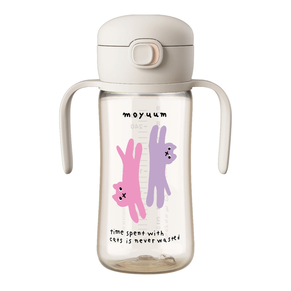 Moyuum PPSU All-in-One One-Touch Straw Bottle, 170/270/330ml (3 Designs)