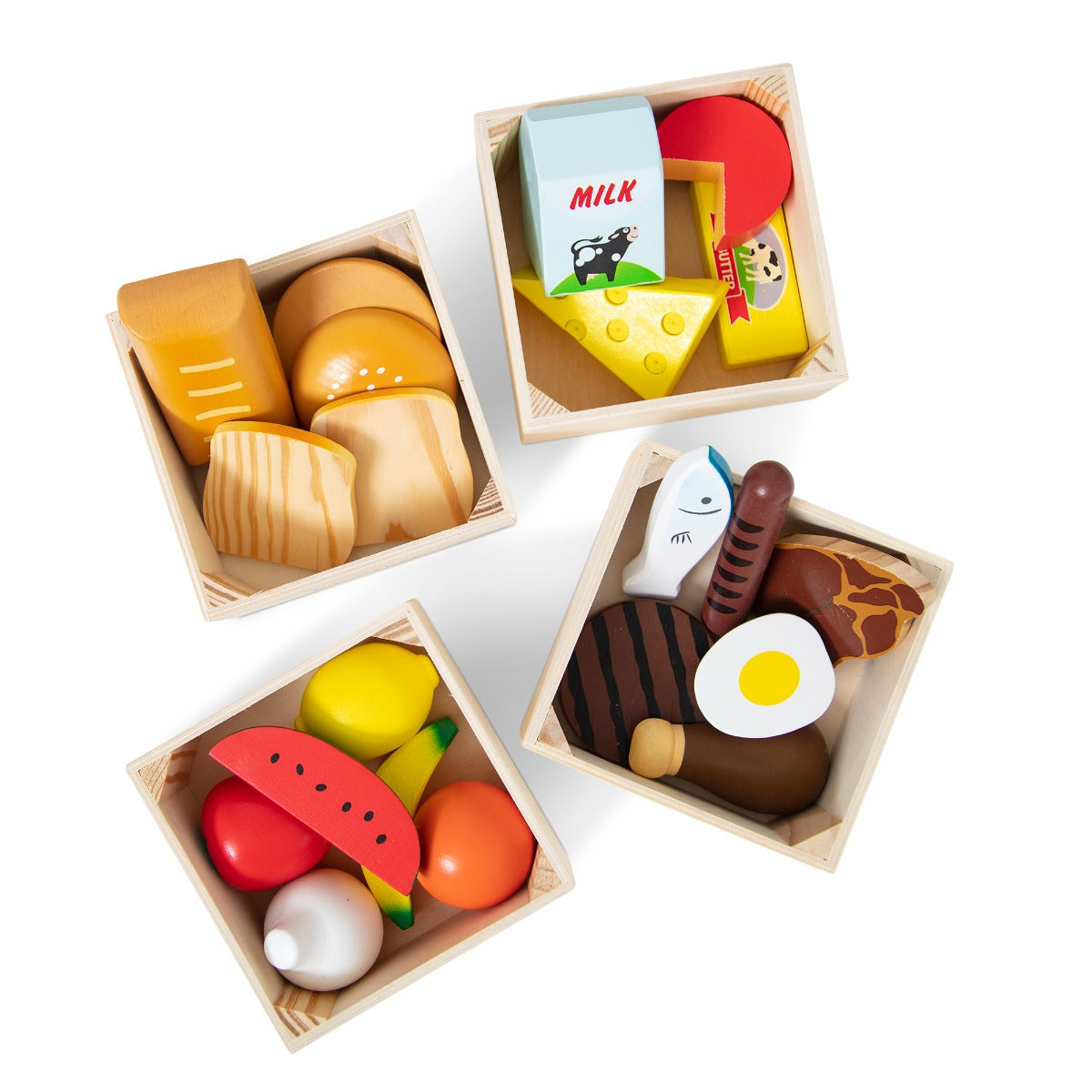 Melissa & Doug Wooden Food Groups (3 Types)