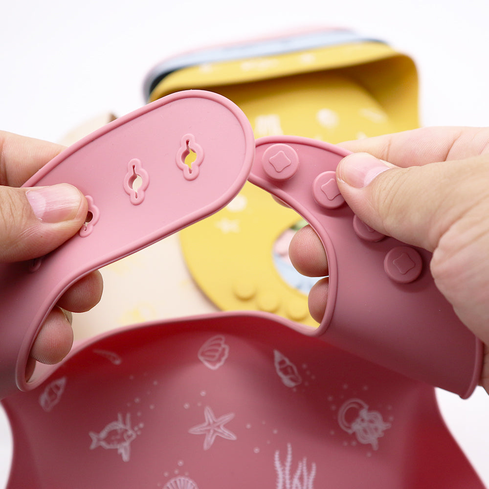 Biomom Silicone Patterned Baby Bibs (21 Designs)