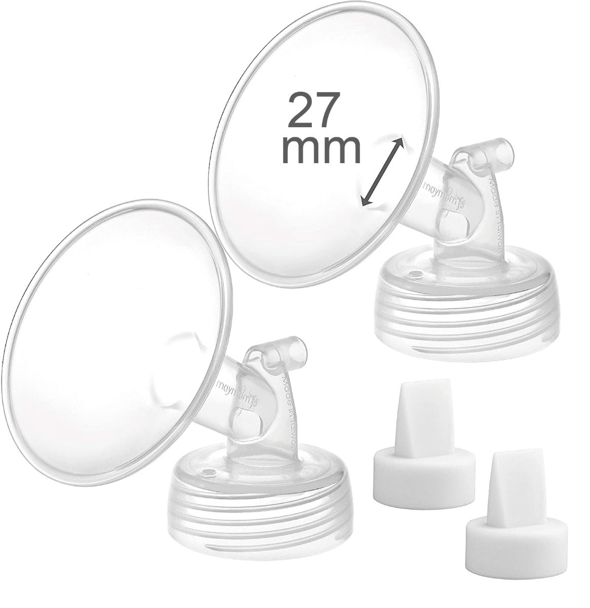 Maymom Flange for Spectra with Valve (Wide-Neck), 2pc (17 Sizes) - Pupsik Singapore