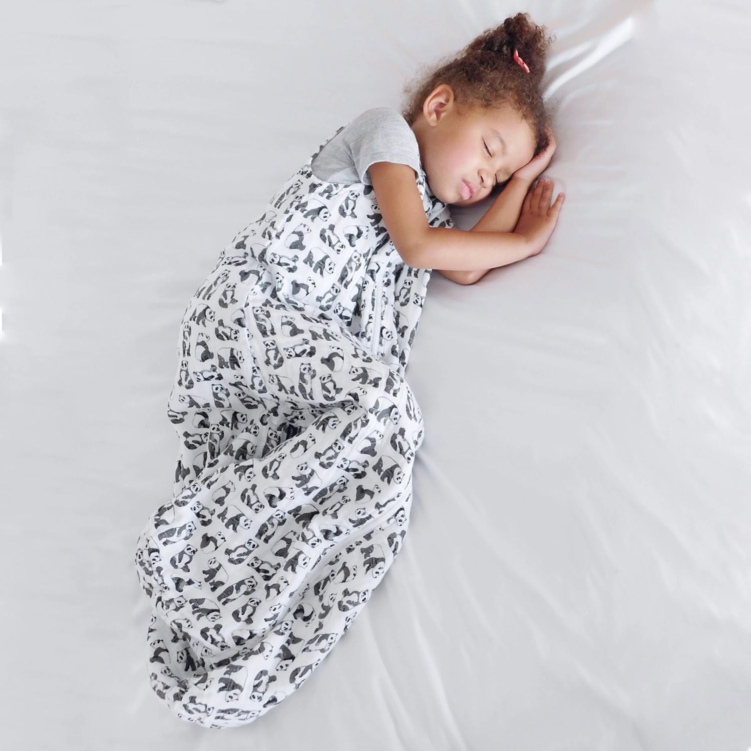 Bebe Au Lait Muslin Bedtime Sleeper - Panda (1 Size)