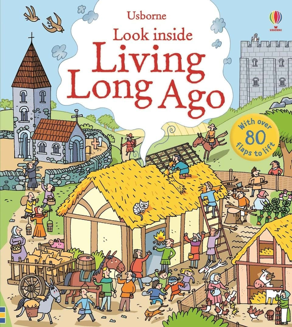 Usborne Lift-the-Flap Look Inside Book (10 Types)