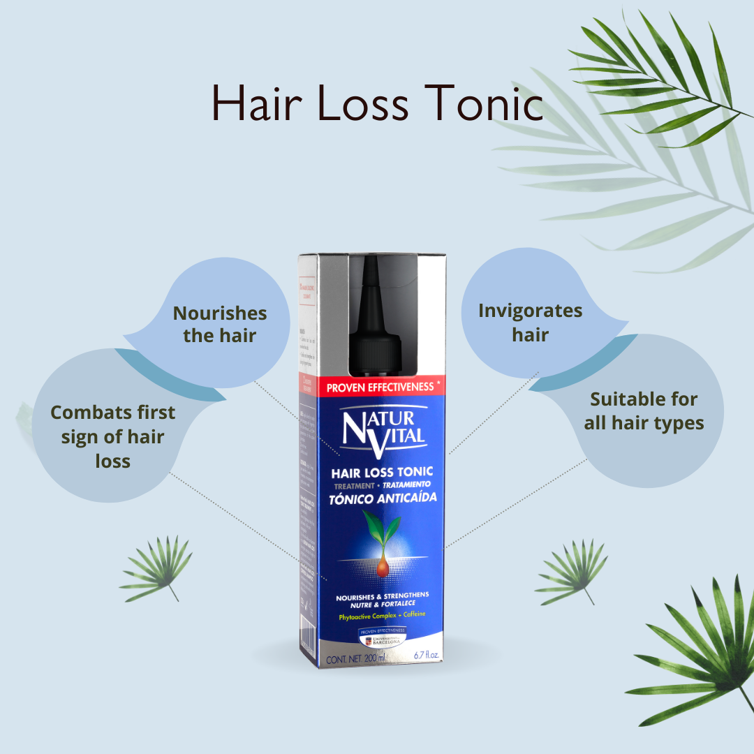NaturVital Hair Loss Tonic, 200ml (Exp 02/29)