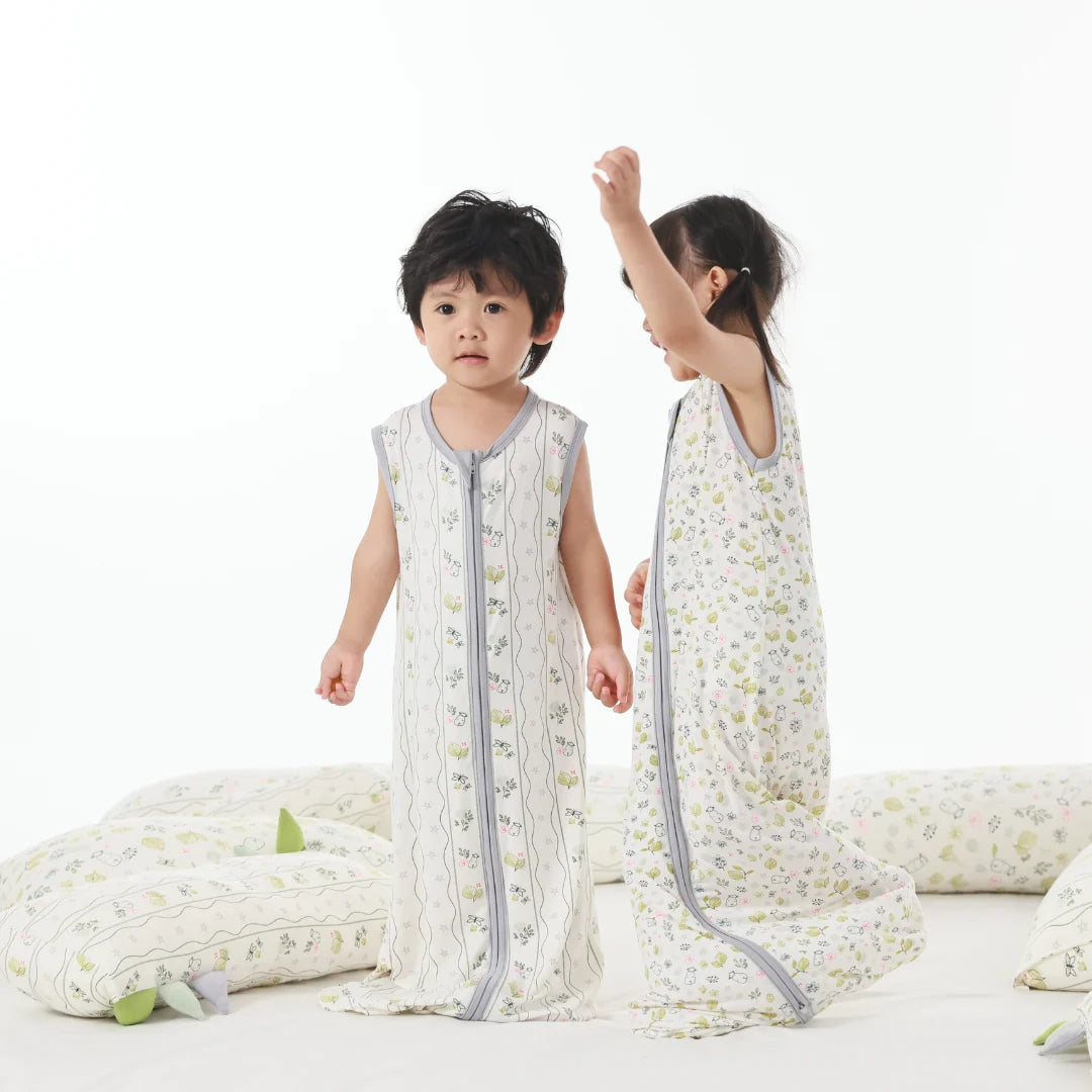 Baa Baa Sheepz Wearable Blanket Zip Sleep Bag - Dream Garden A Cream (4 Sizes)